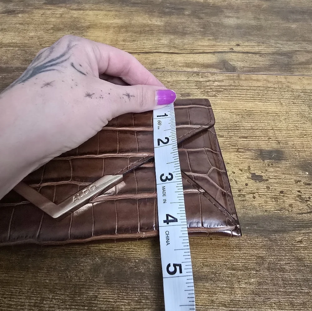 Aldo Brown Wallet Clutch